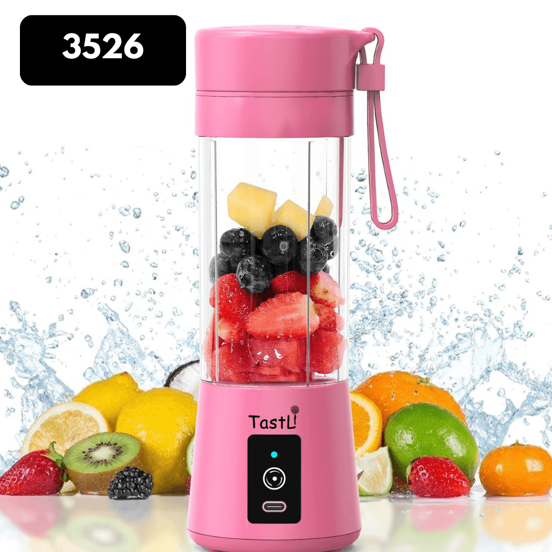 Portable Blender, Personal Mini Bottle Travel Electric Smoothie Blender Maker Fruit Juicer Cup, with 13oz Bottles