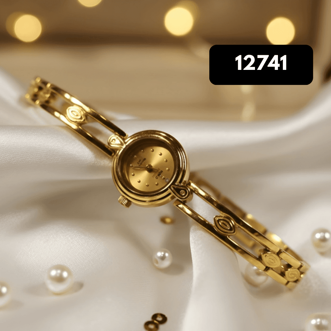 Gold super Ladies Watch Water Resistant (3 year Colour Guarantee)